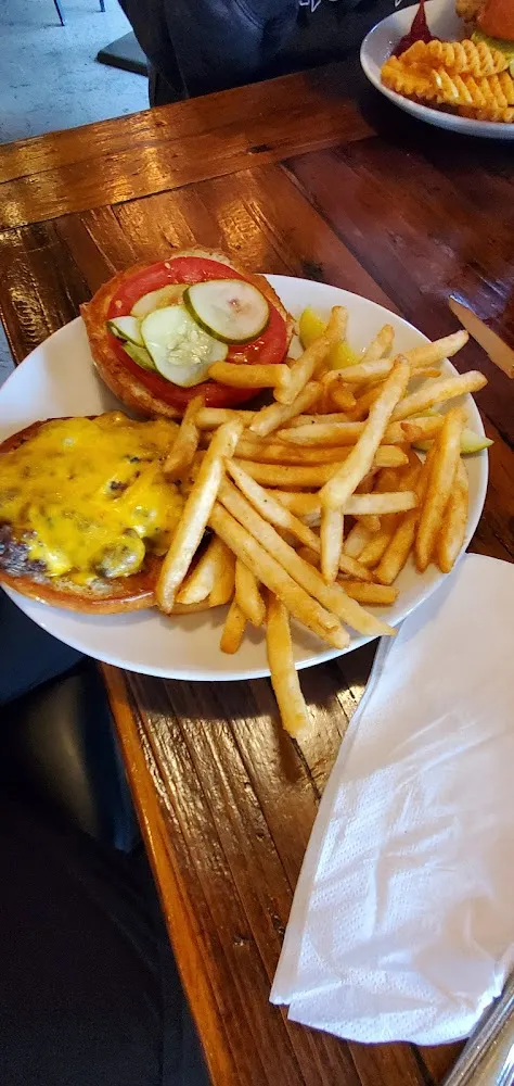 Hamburger and Fries