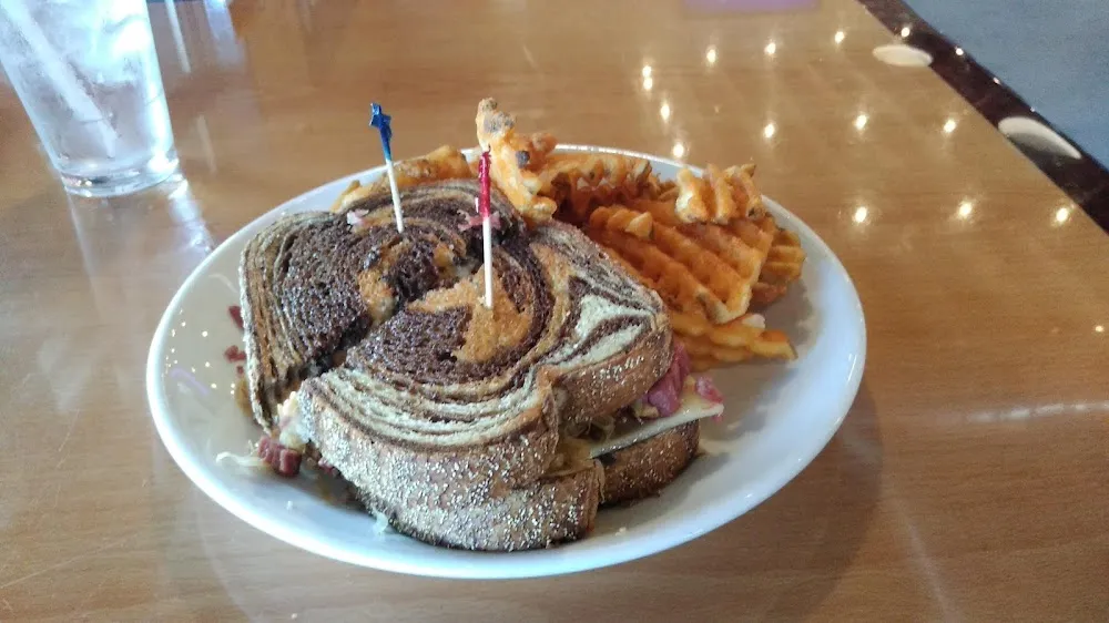 Reuben Sandwich with Fries